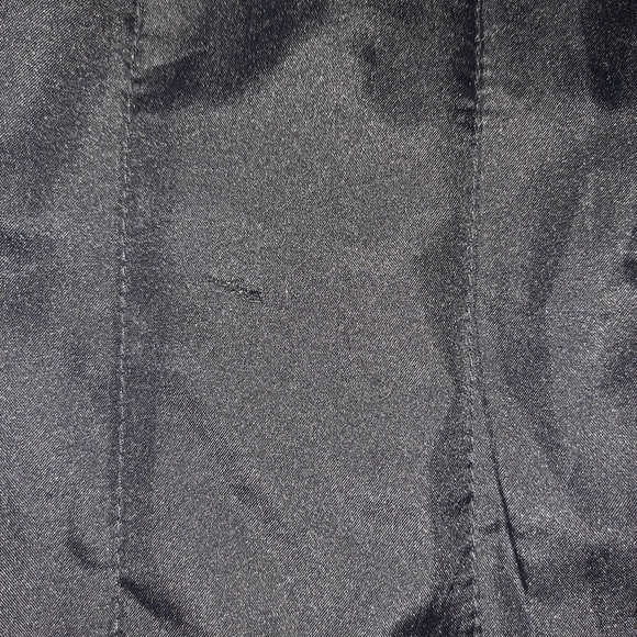 KNIGHTS BRIDGE Dark Grey Wool Full Zip Long Sleeve Coat Size Large - Picture 12 of 14